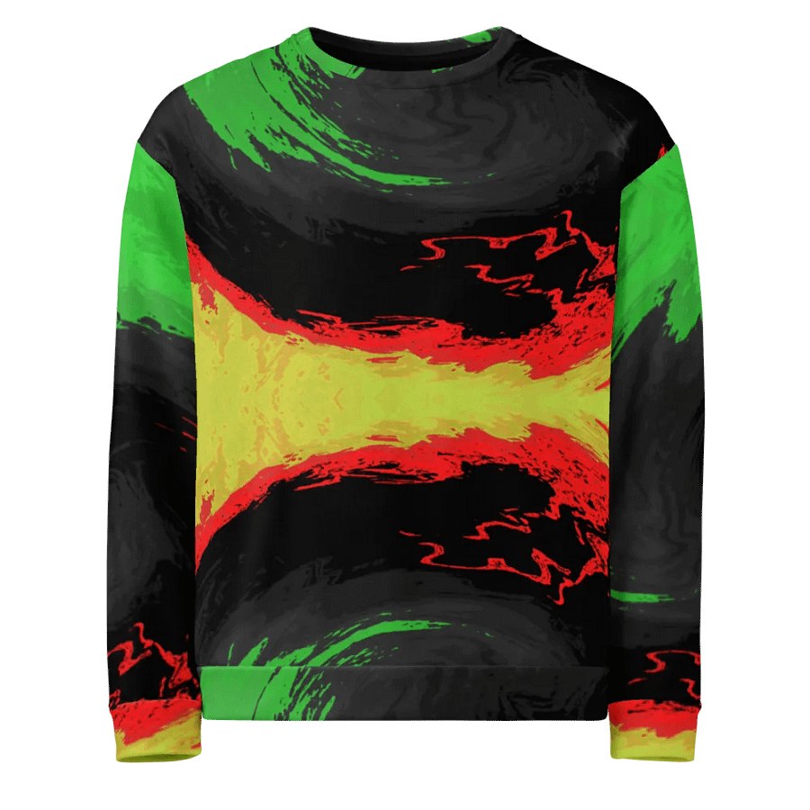 Abstract Swirling Dynamic Melting Forest Unisex Sweatshirt product image (4)