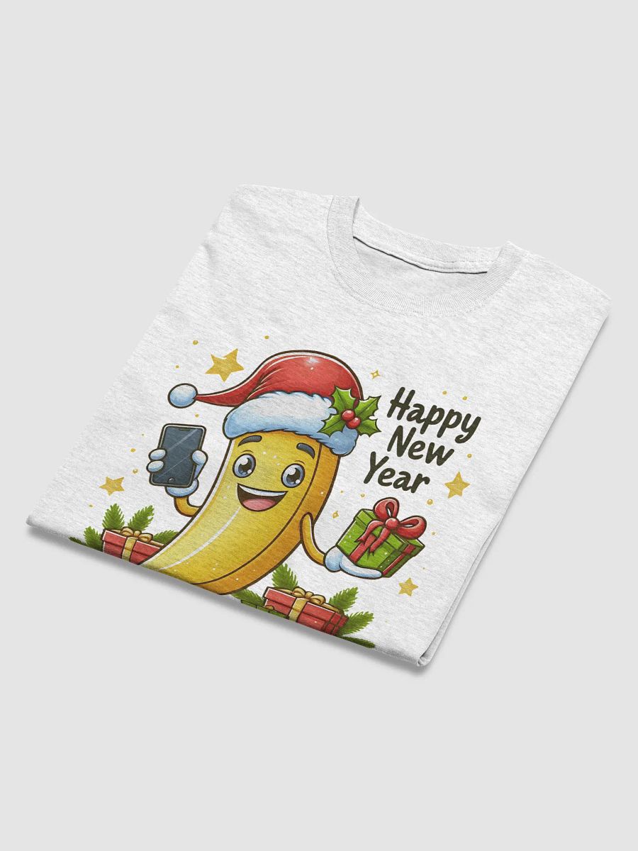 Cheerful Banana Santa Happy New Year T-Shirt product image (4)