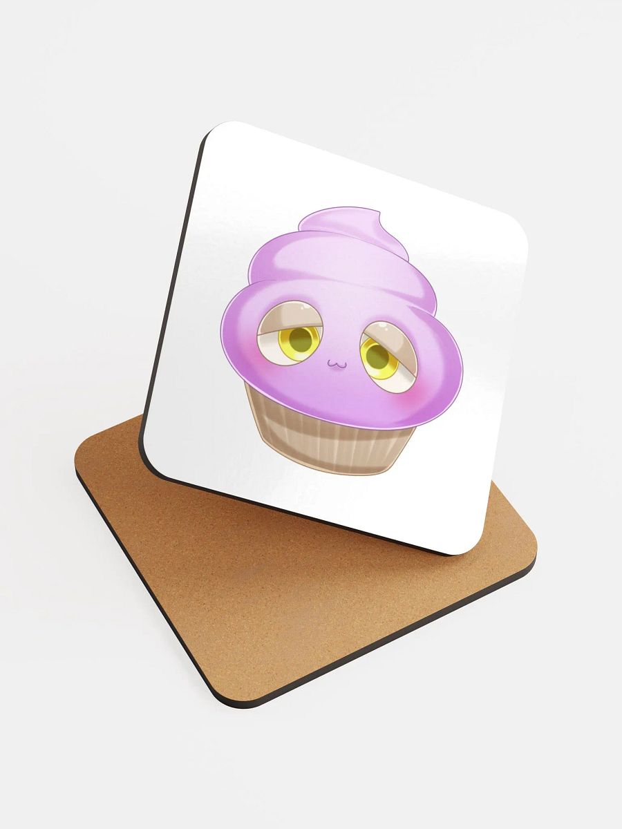 Plum the Muffin Cork Coaster product image (6)