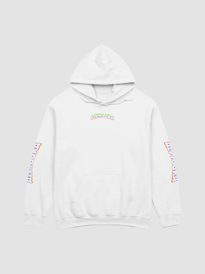 Rainbow Text Hoodie (Printed) product image (1)