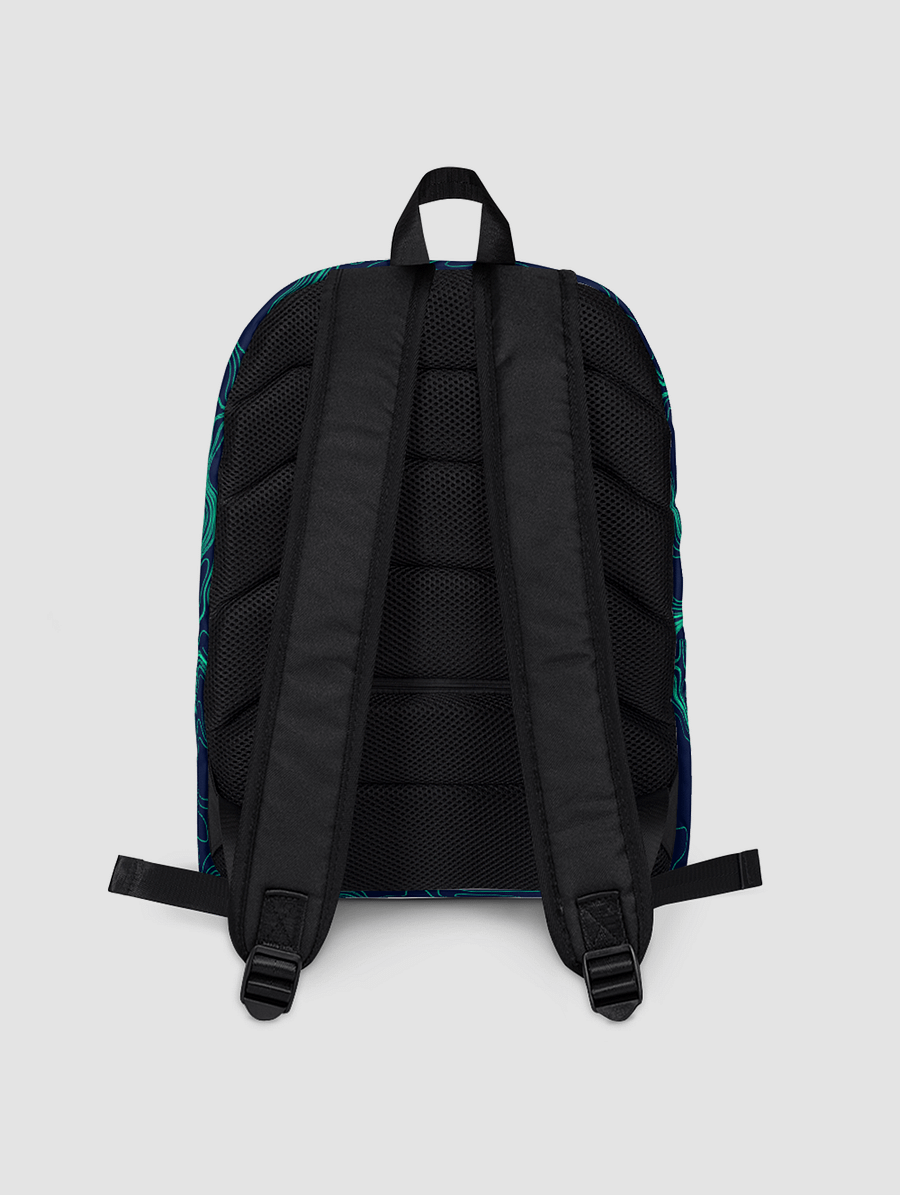 6ix Squad Backpack - Navy & Mint Topography product image (4)