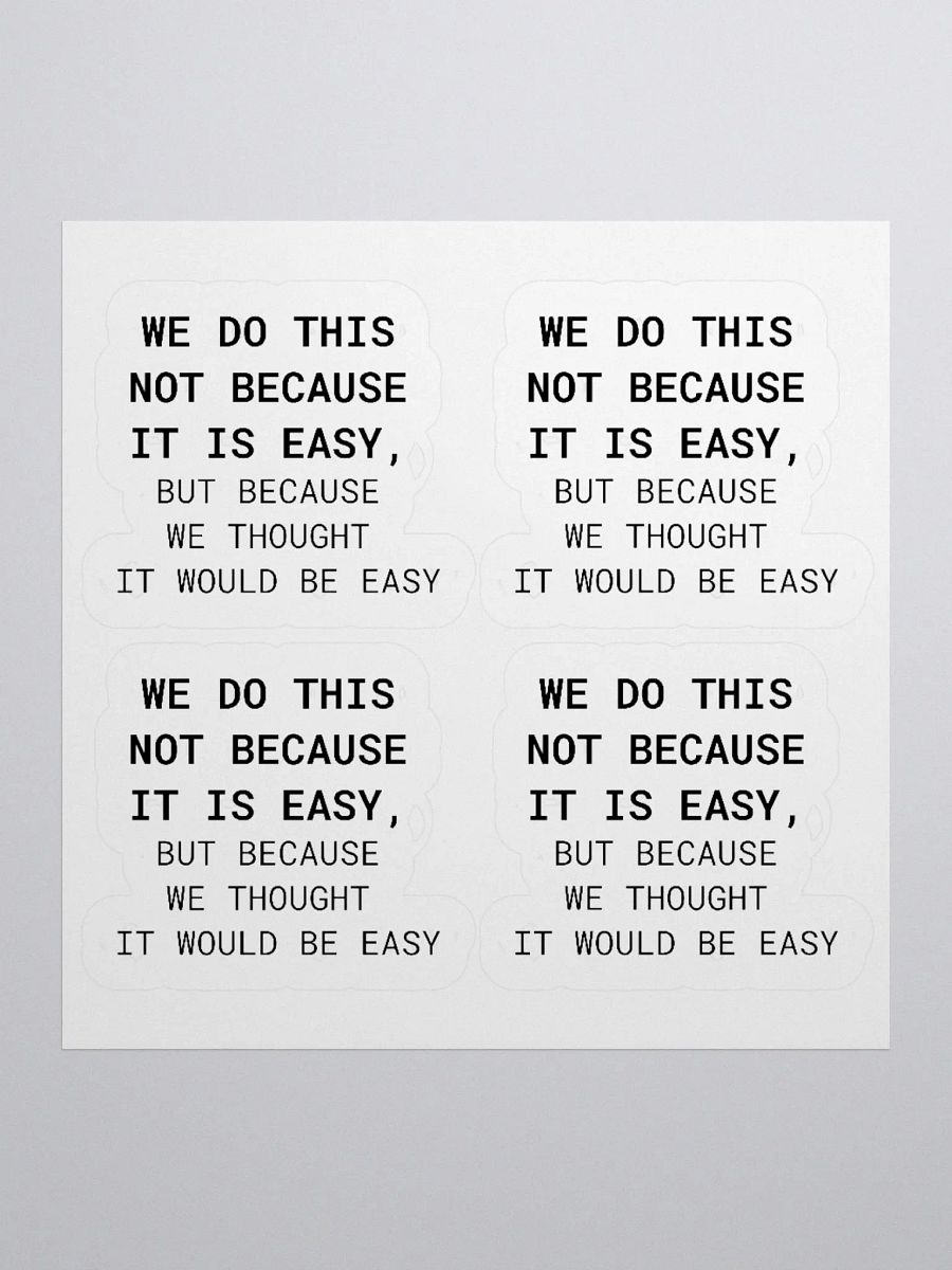 WE DO THIS - STICKER product image (4)
