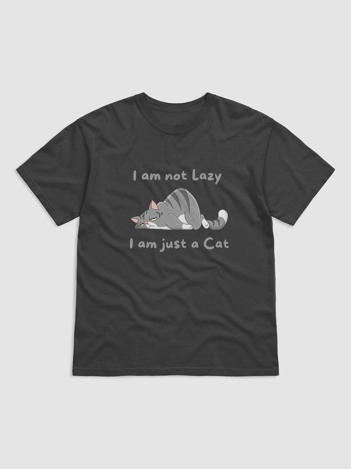 I am not lazy, I am just a cat tee By "The Kitty Kingdom" product image (1)