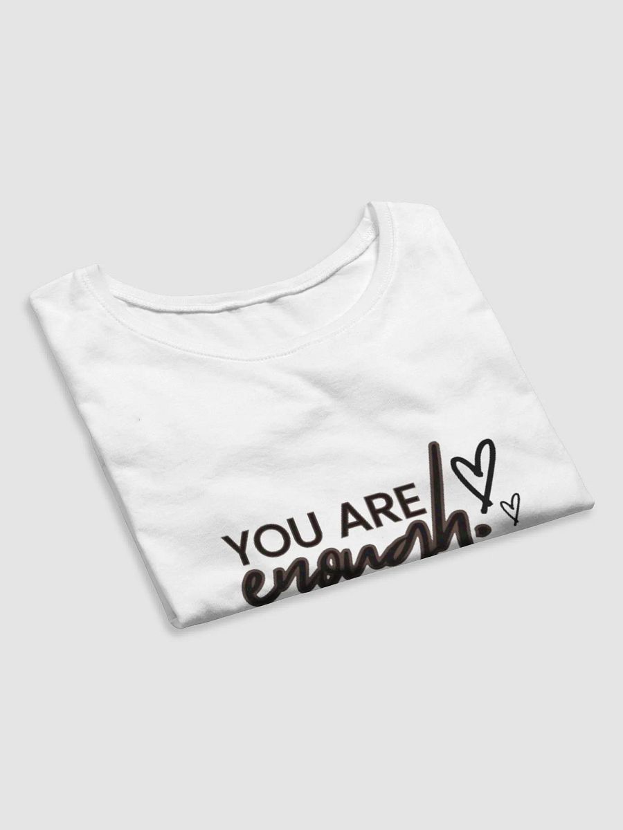 You Are Enough: Crop Top (white) product image (8)