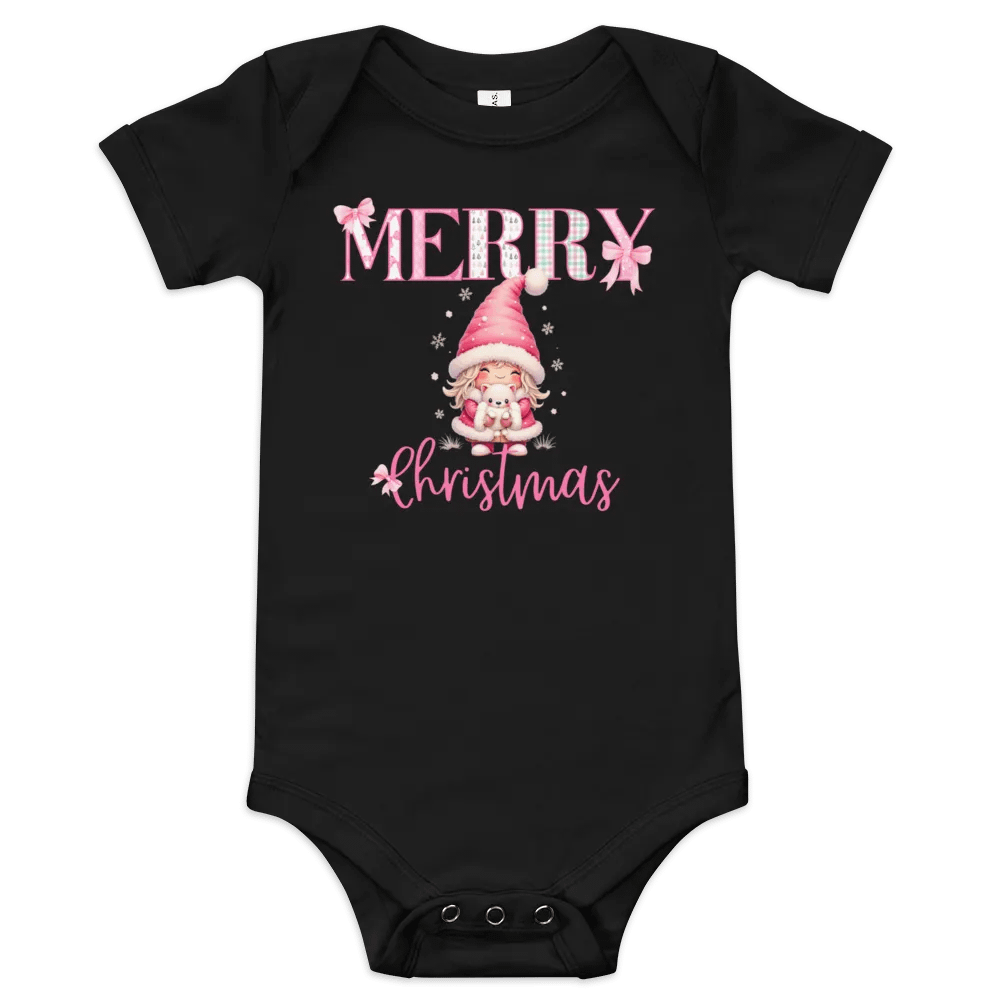 Coquette Merry Christmas Baby Onesie product image (2)