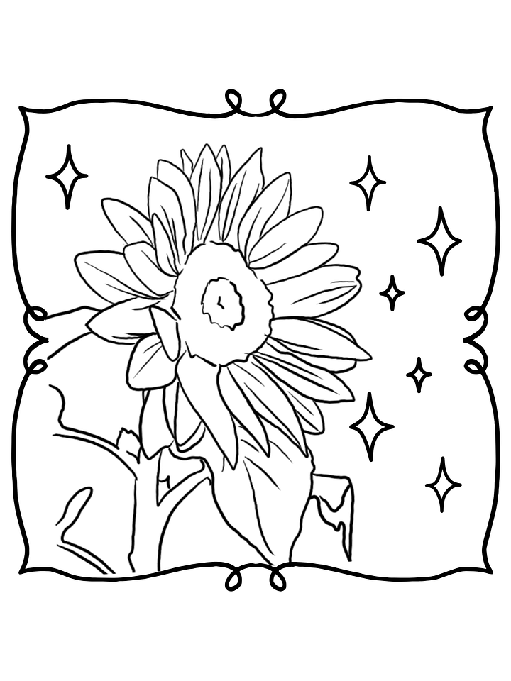 Enchanted Flowers Coloring Pages product image (2)