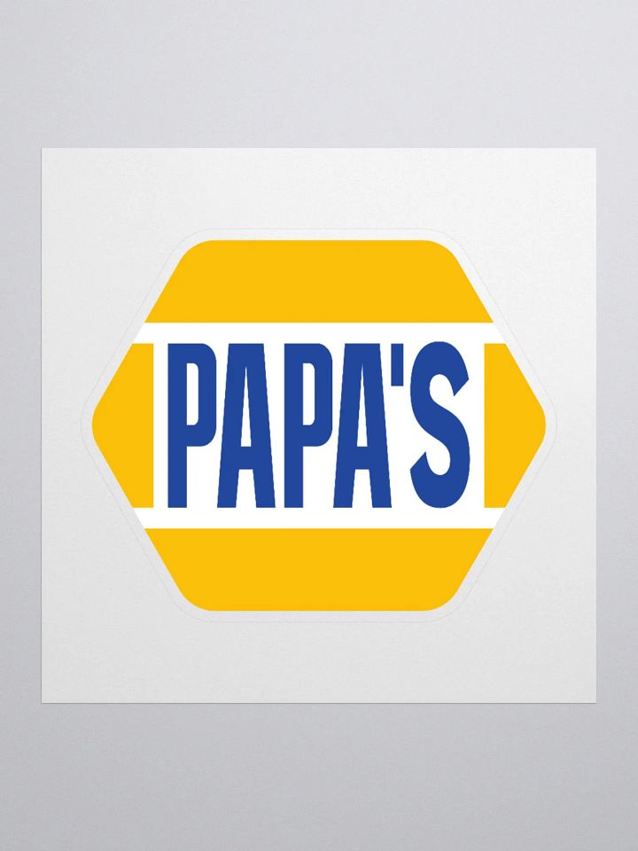 PAPA'S Kiss Cut Stickers product image (1)