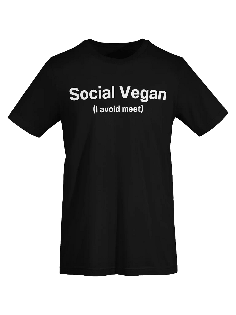 Social Vegan (I avoid meet) Unisex T-Shirt product image (67)