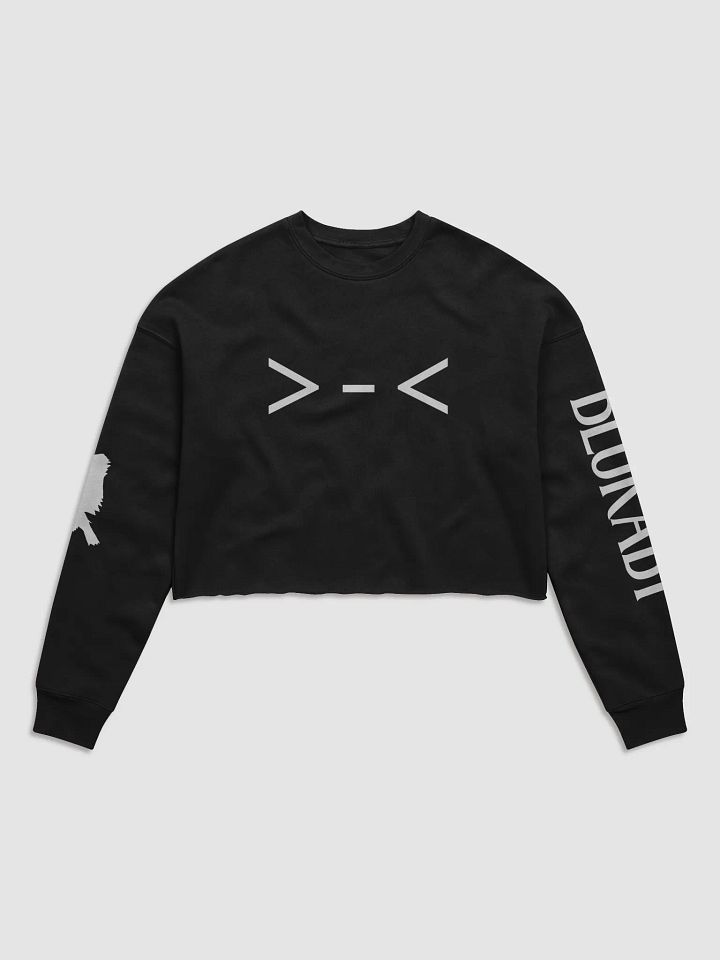 >-< Crop top (Black) product image (1)