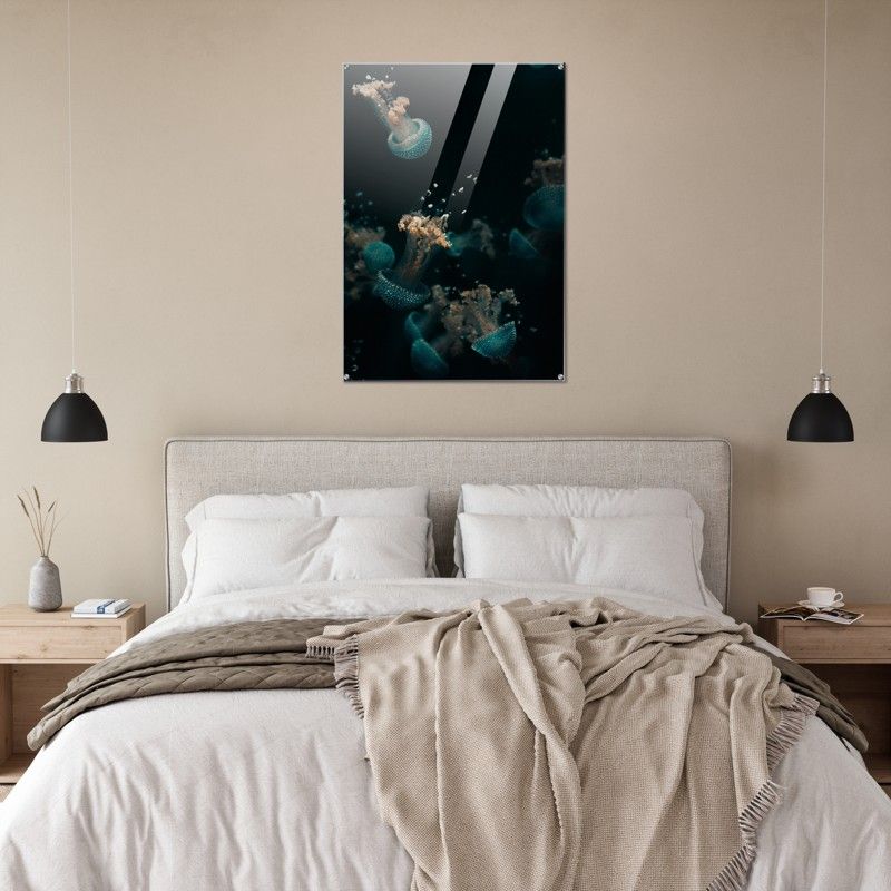 JELLY FISH HIGH CONTRAST ACRYLIC PRINT product image (2)