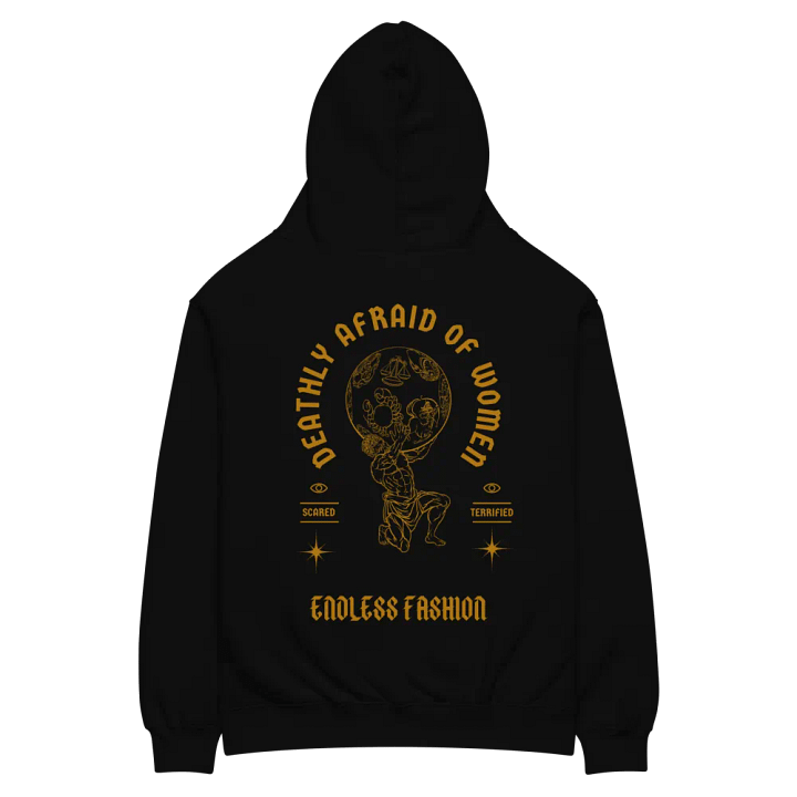 DEATHLY AFRAID - OVERSIZED HOODIE product image (2)