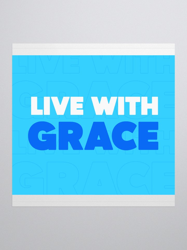 Live with Grace Sticker product image (3)