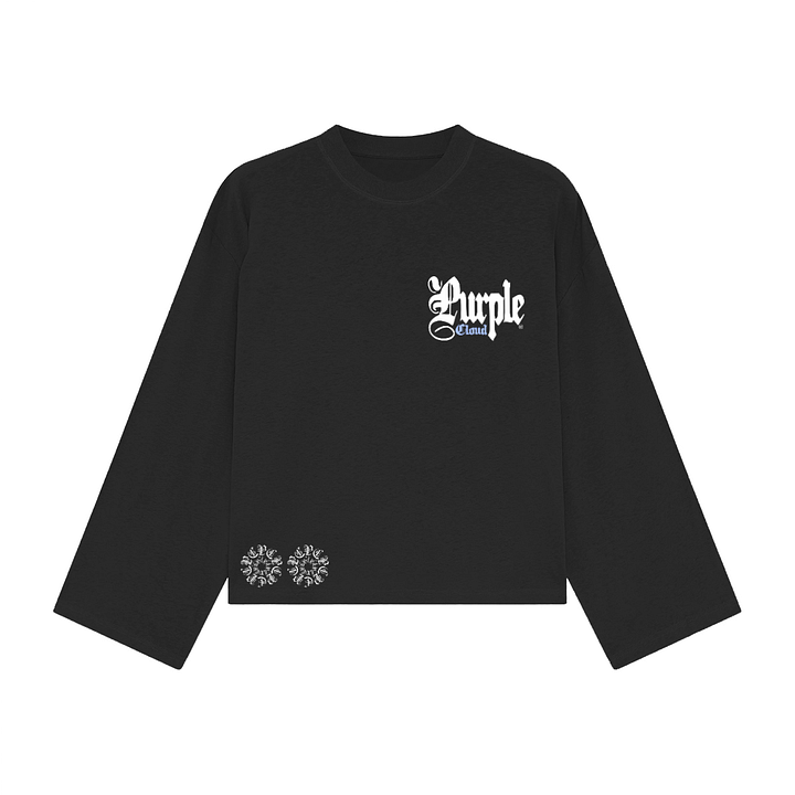 PURPLE CLOUD LONGSLEEVE T SHIRT product image (1)