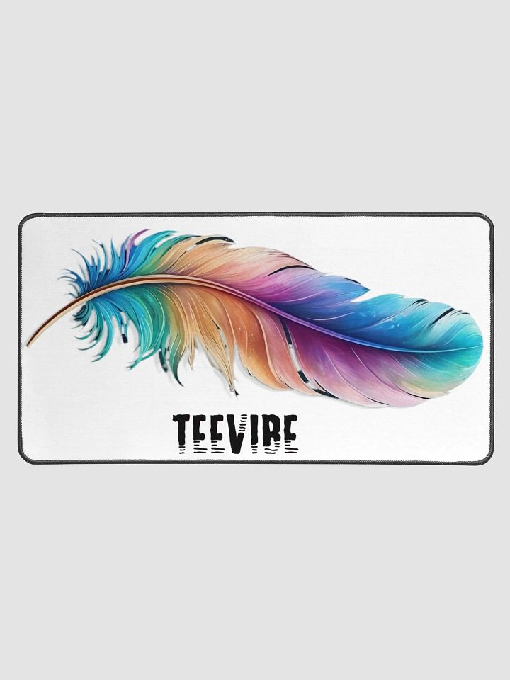 Vibrant Feather Desk Mat product image (2)