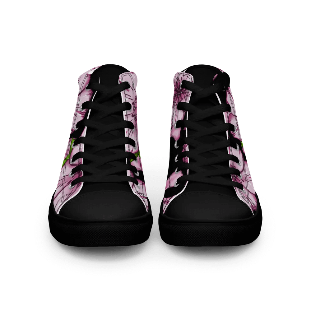 Blossomz & Petalz - Men's High Tops Canvas Shoes product image (4)