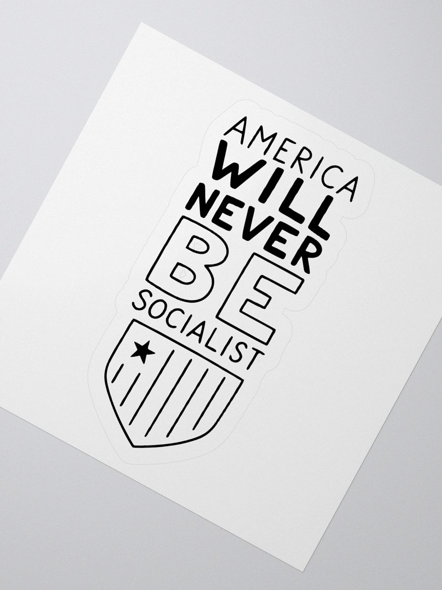 America Won't Be Socialist" kid-style Stickers product image (5)