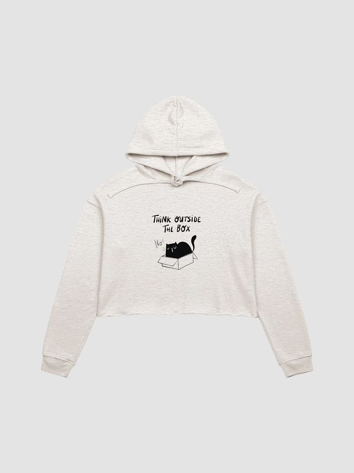 Think Outside The Box Crop Hoodie product image (3)