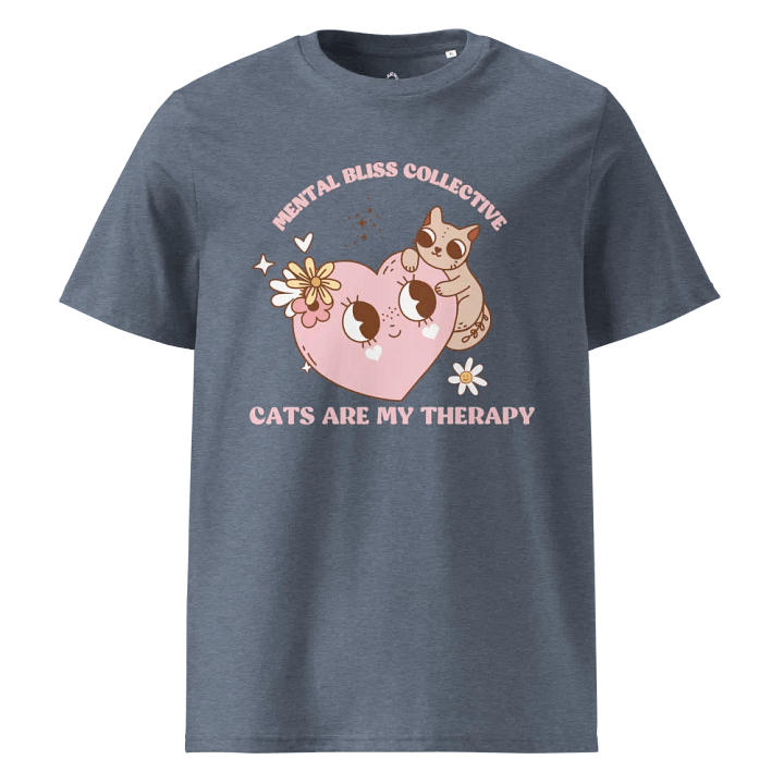 "Cats Are My Therapy" T-Shirt – Love for Feline Friends product image (11)