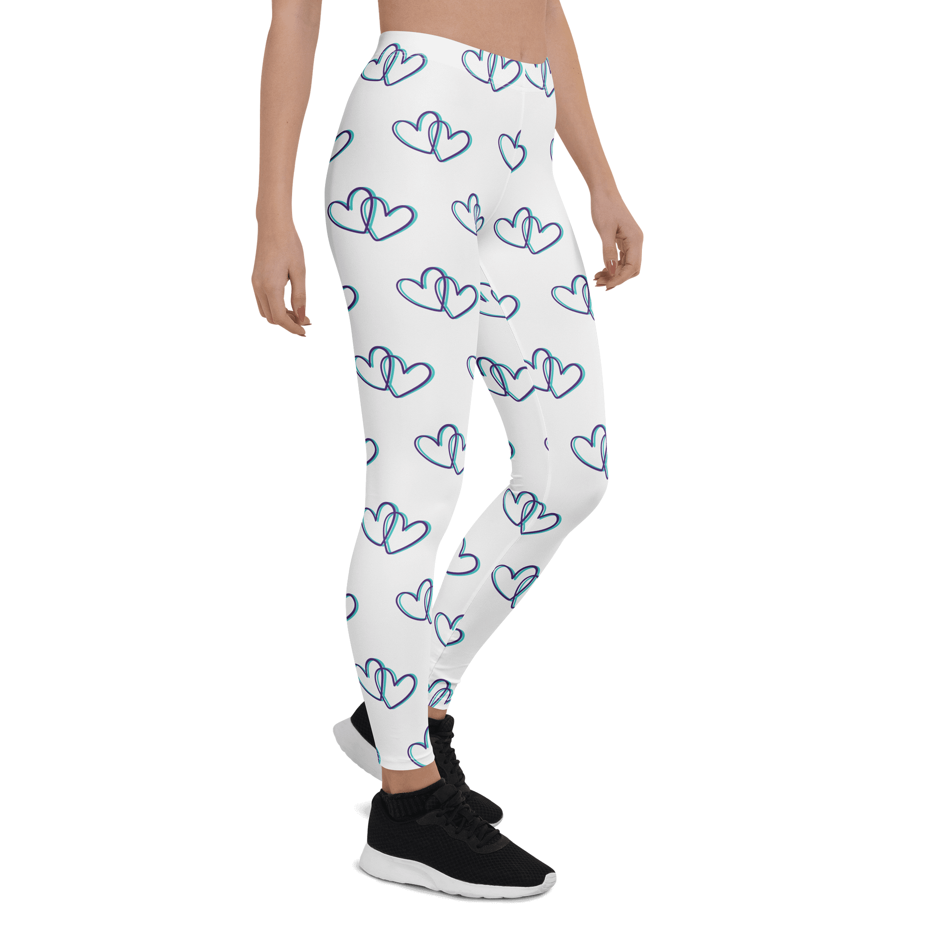White Heart Leggings product image (6)