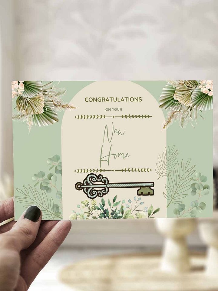 Congratulations on your new home Card product image (1)