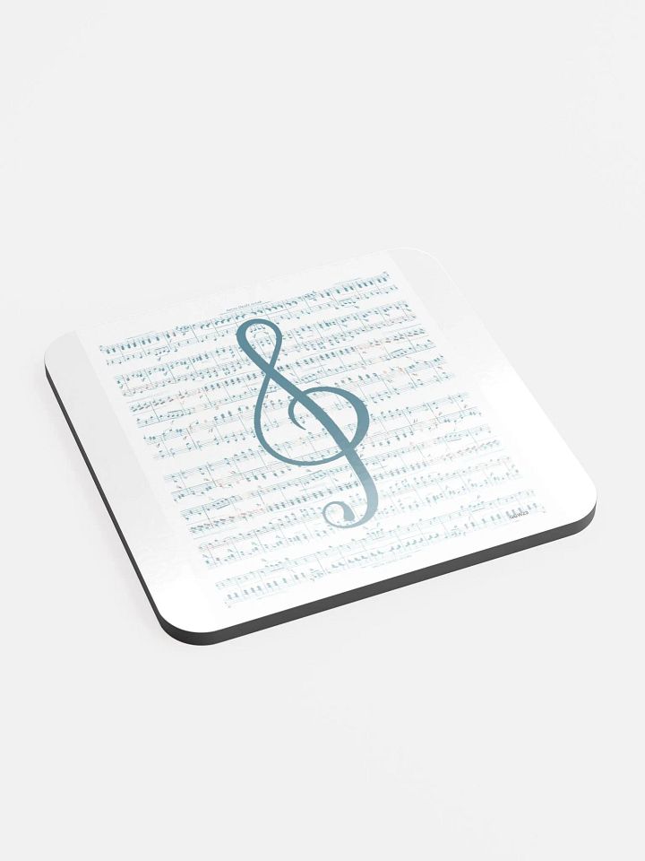 Treble clef on sheet music product image (2)