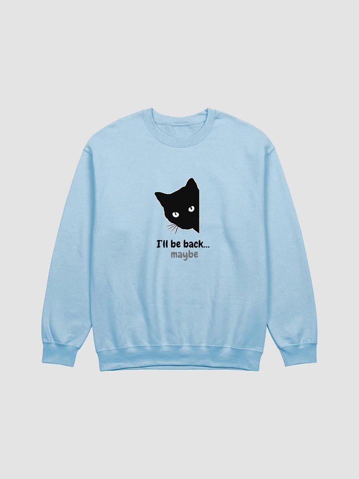 Ironical Black Cat Crewneck product image (2)