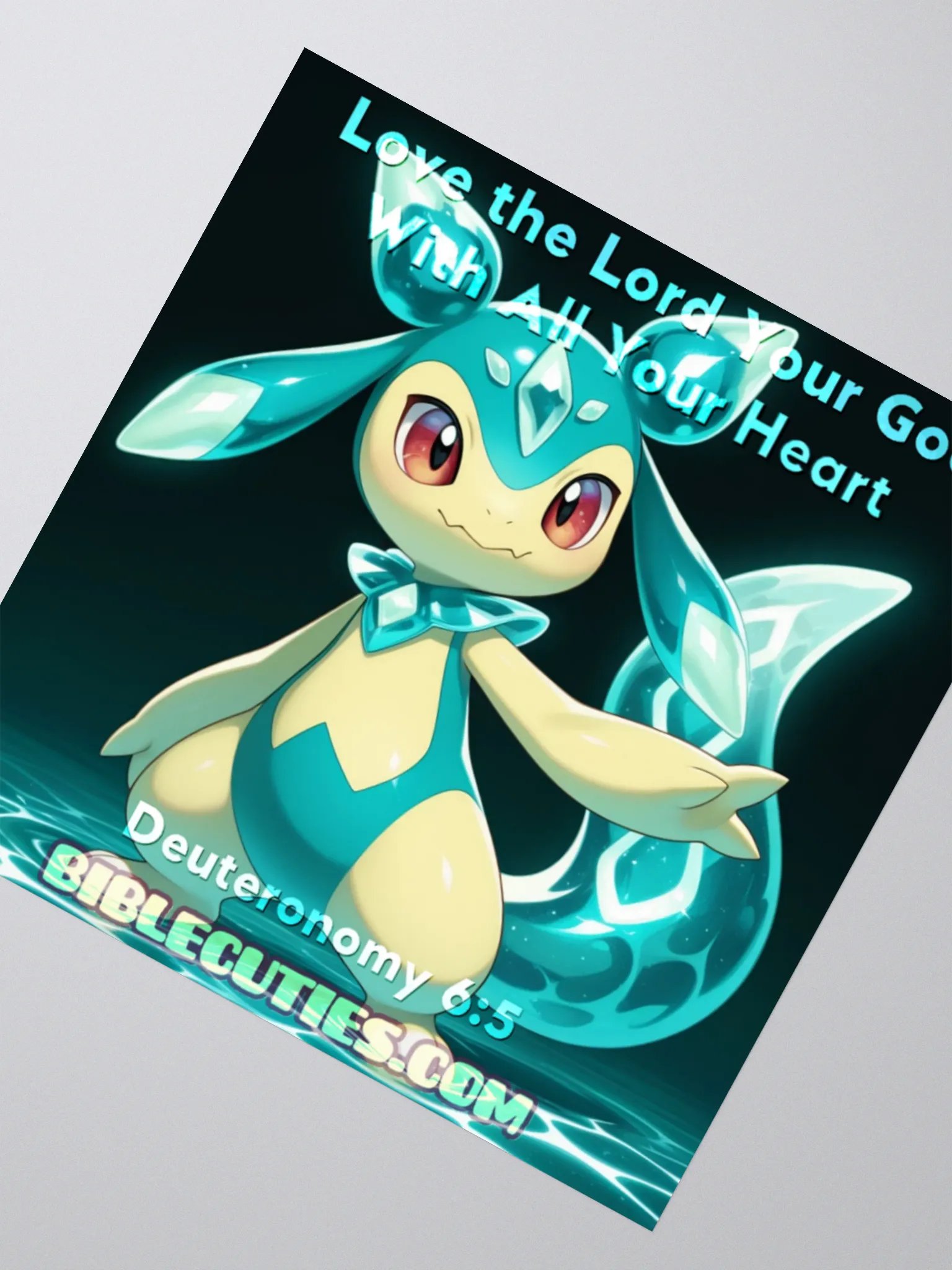 Bible Cuties John - Love The Lord With Your God All Your Heart Sticker product image (4)