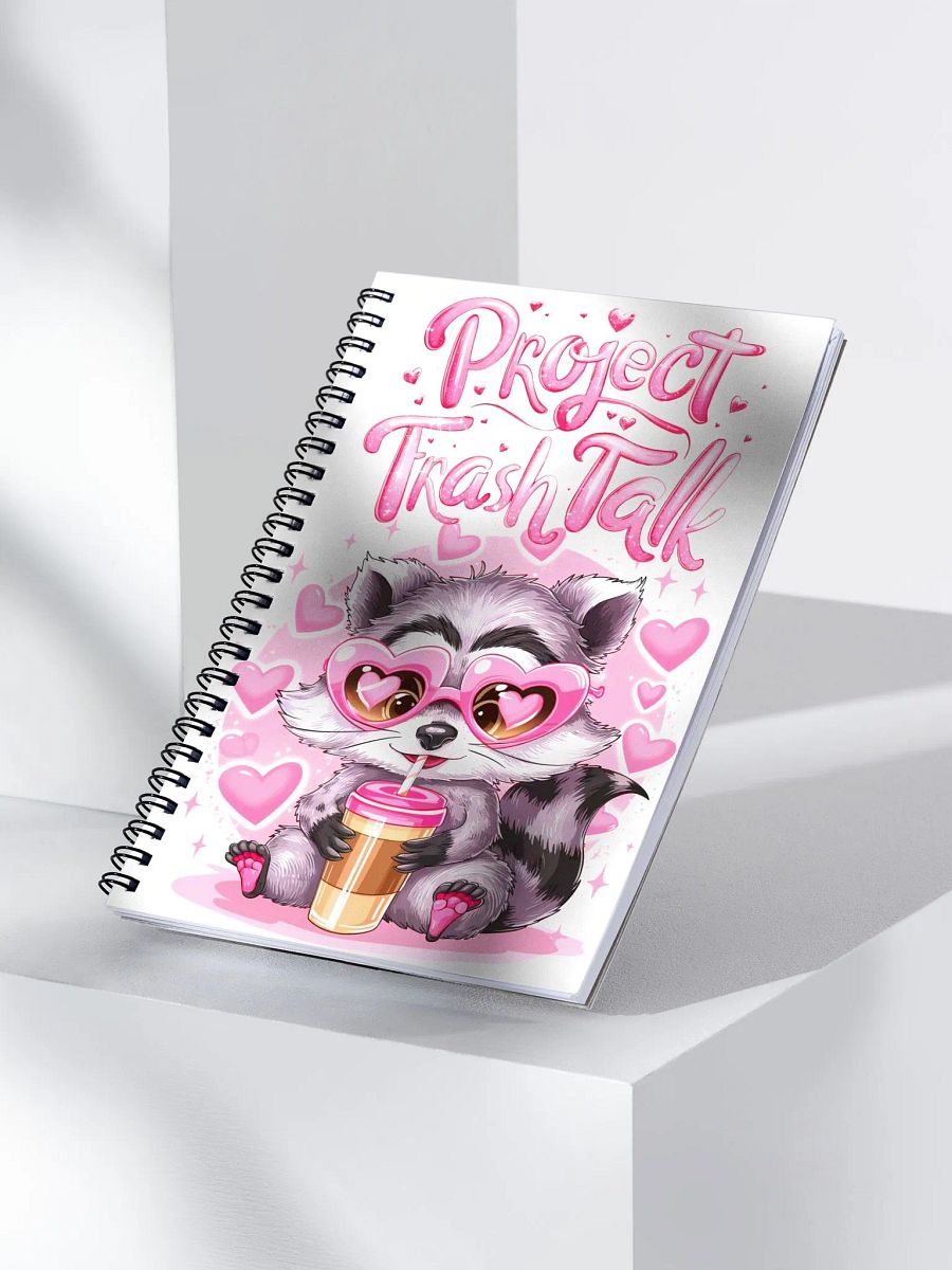 Trash Talk Raccoon Spiral Notebook product image (3)