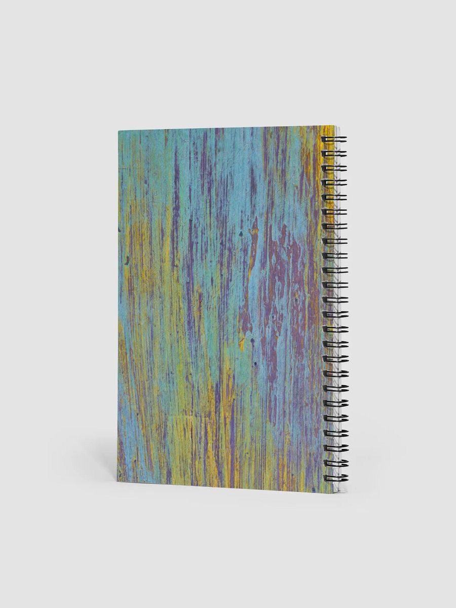 Aged Paint Splatter Floral Horse Spiral Notebook product image (2)