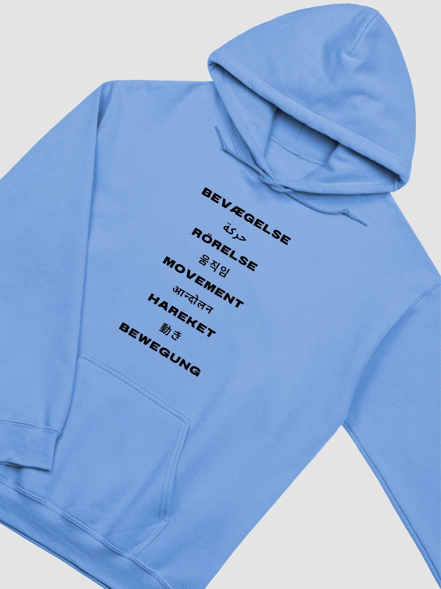 International Movement Hoodie - Carolina Blue product image (3)