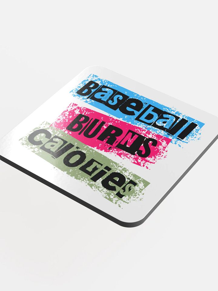 Baseball Burns Calories Vintage Coaster Set product image (1)