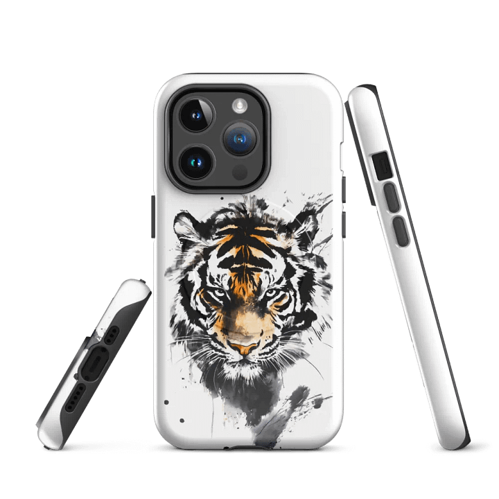 Tiger Face iPhone® MagSafe® Tough Case product image (3)