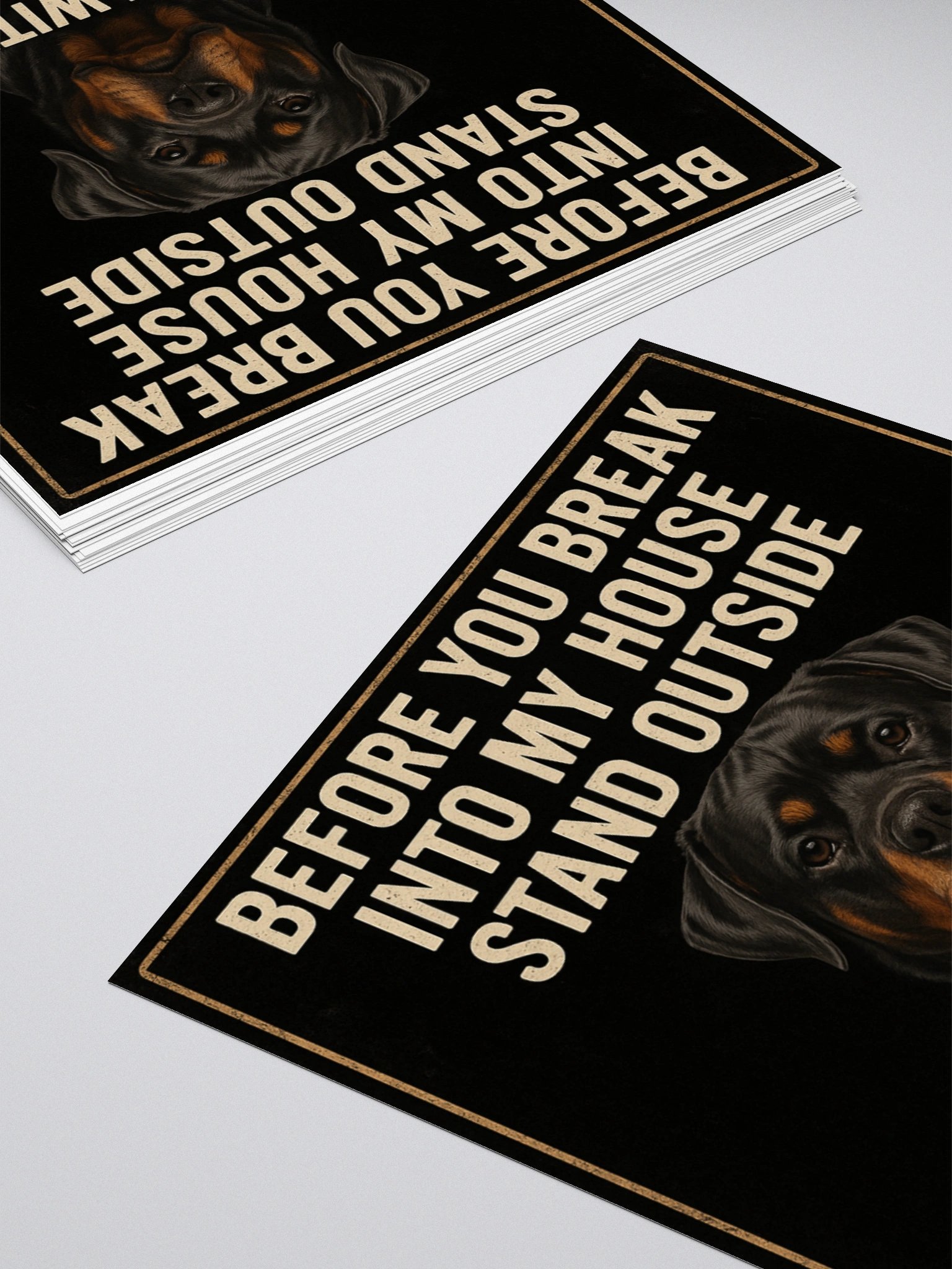 Rottweiler Get Right with Jesus Sticker product image (4)