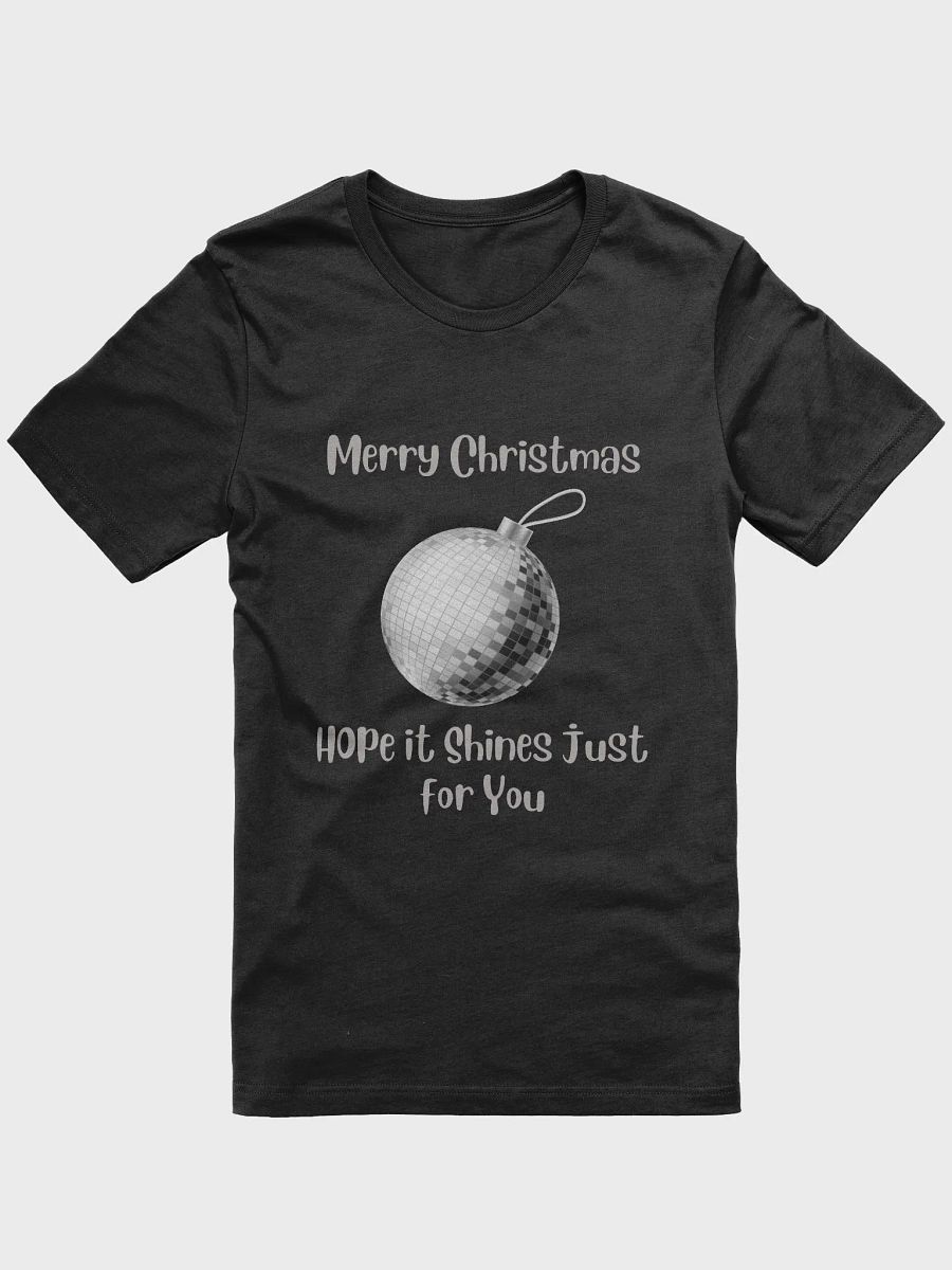 Dazzling Christmas Mirrorball with I Hope it Shines just for You T-Shirt - Silver product image (6)