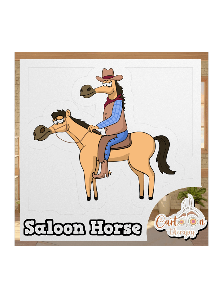 Saloon Horse (Sticker Club) product image (1)