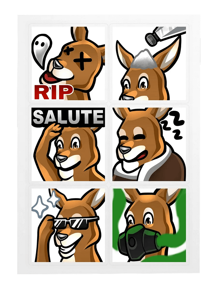 Emote Sticker Pack 4 product image (1)