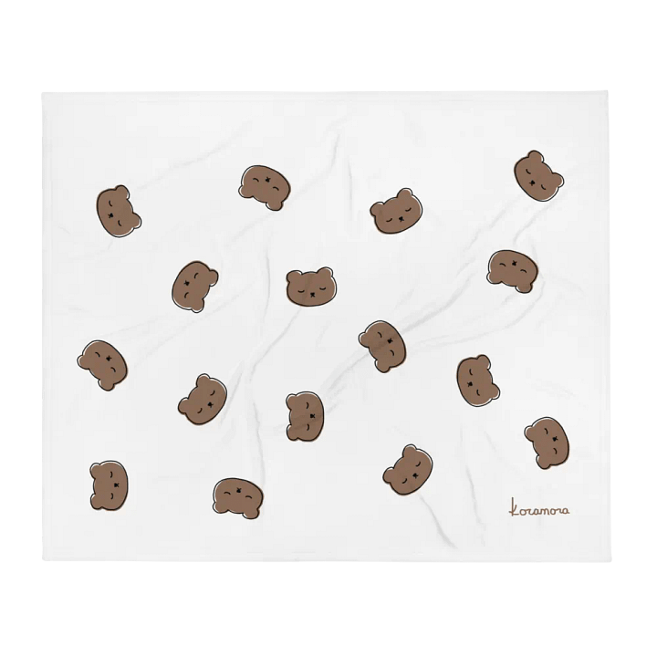 Sleepy Bear Throw Blanket product image (1)