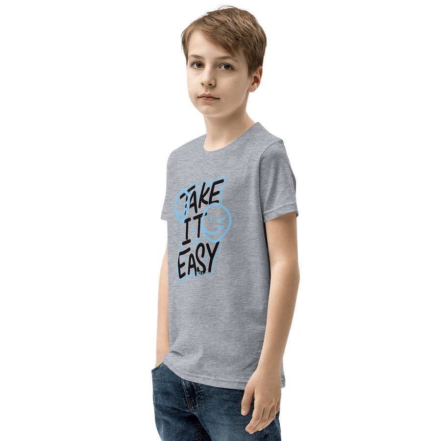Kids Youth Short Sleeve T-Shirt Take Easy Graphic product image (3)