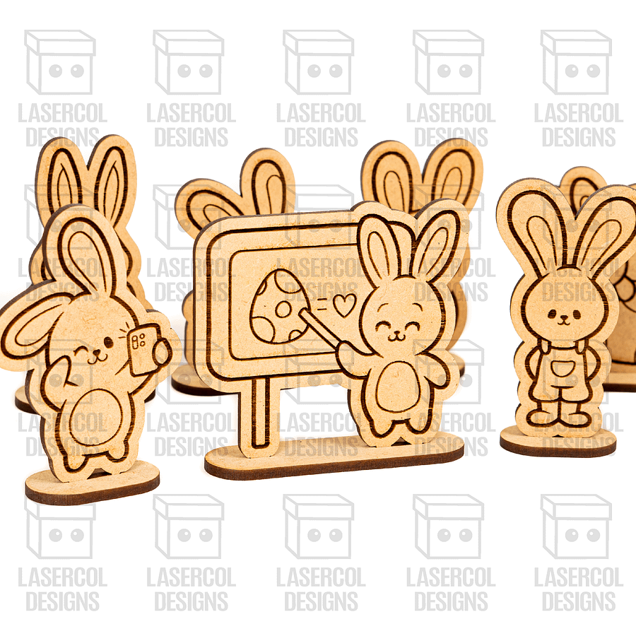Easter Cutouts With Base Set 6 - Laser Cut Files product image (9)