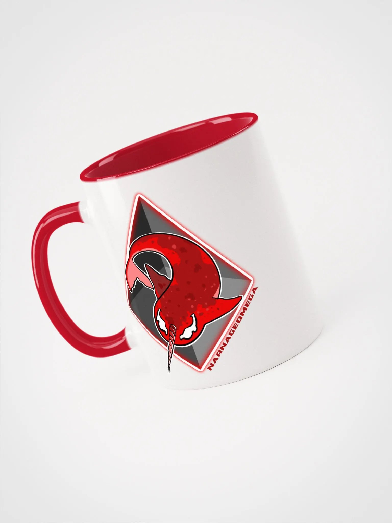 Red Mug with Narnage Logo and Emote product image (3)