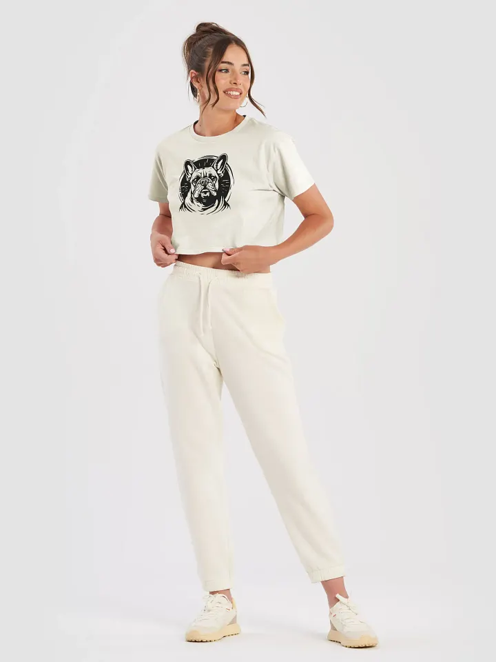 Bold French Bulldog Graphic Crop Top – Perfect for Dog Lovers product image (1)