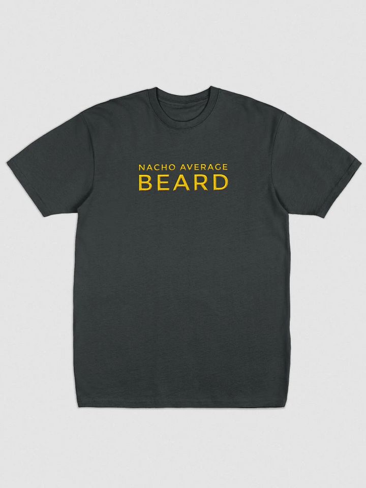 Men's Nacho Average Beard T-Shirt (Gold Embroidery) product image (4)