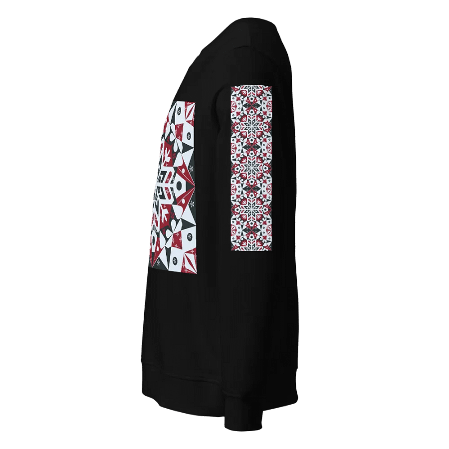Kaleidoscopic Snowflake Unisex Sweatshirt product image (6)