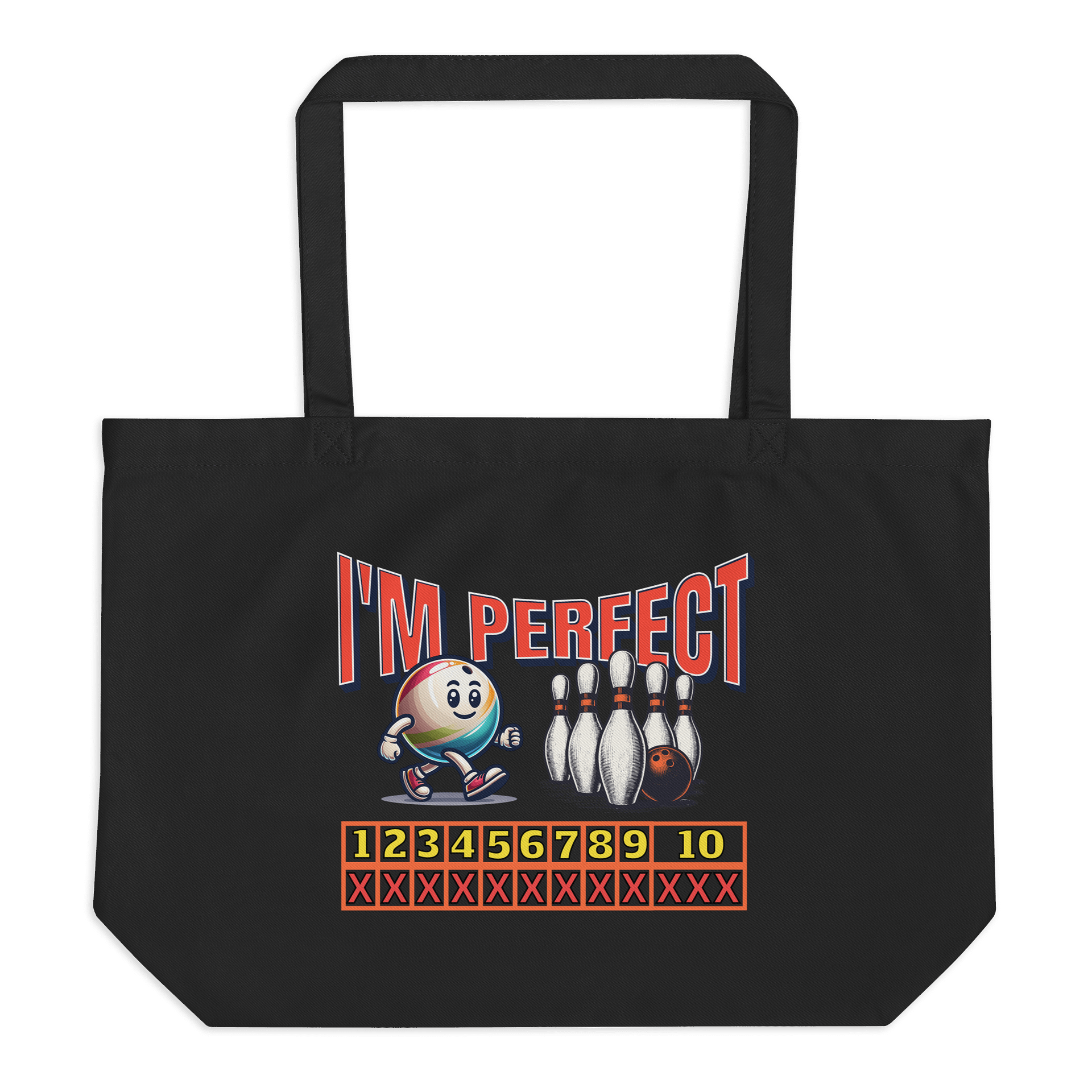 Im Perfect Bowling Strike Eco Tote product image (1)