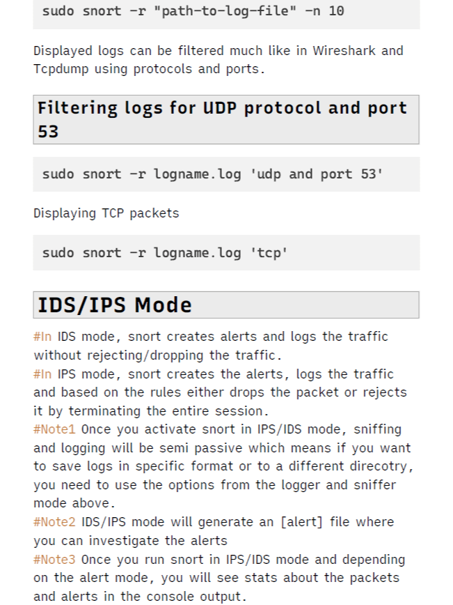 Snort IDS Study Notes product image (4)