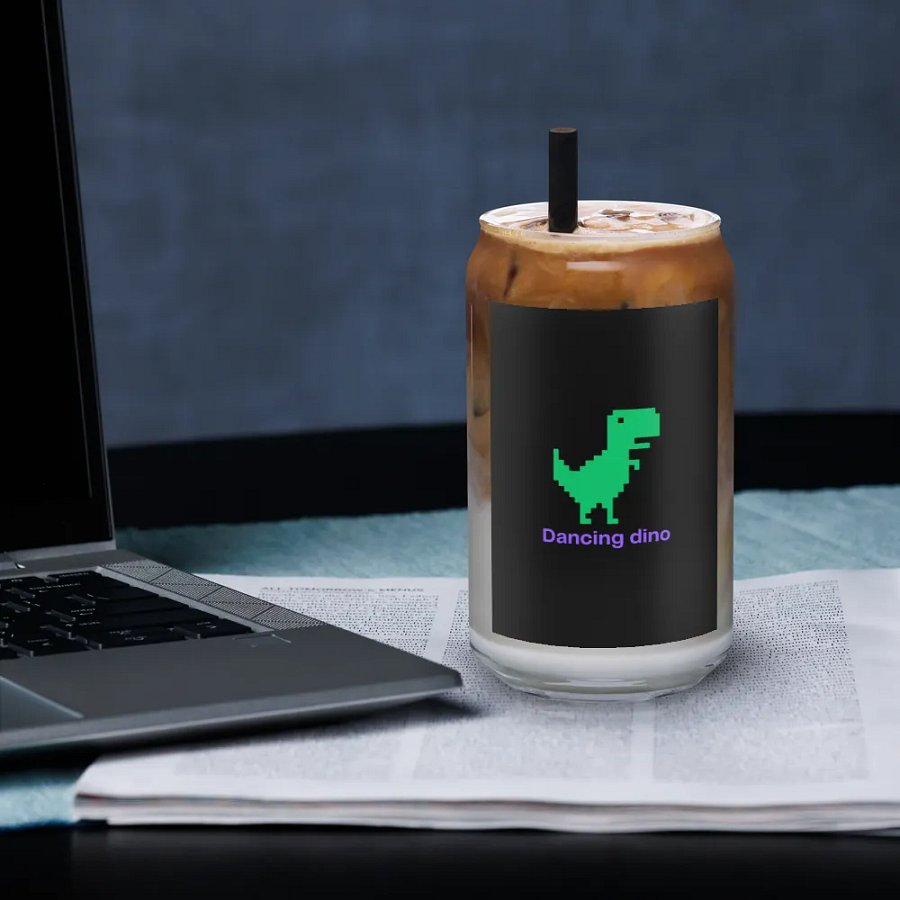 dancing dino glass product image (33)