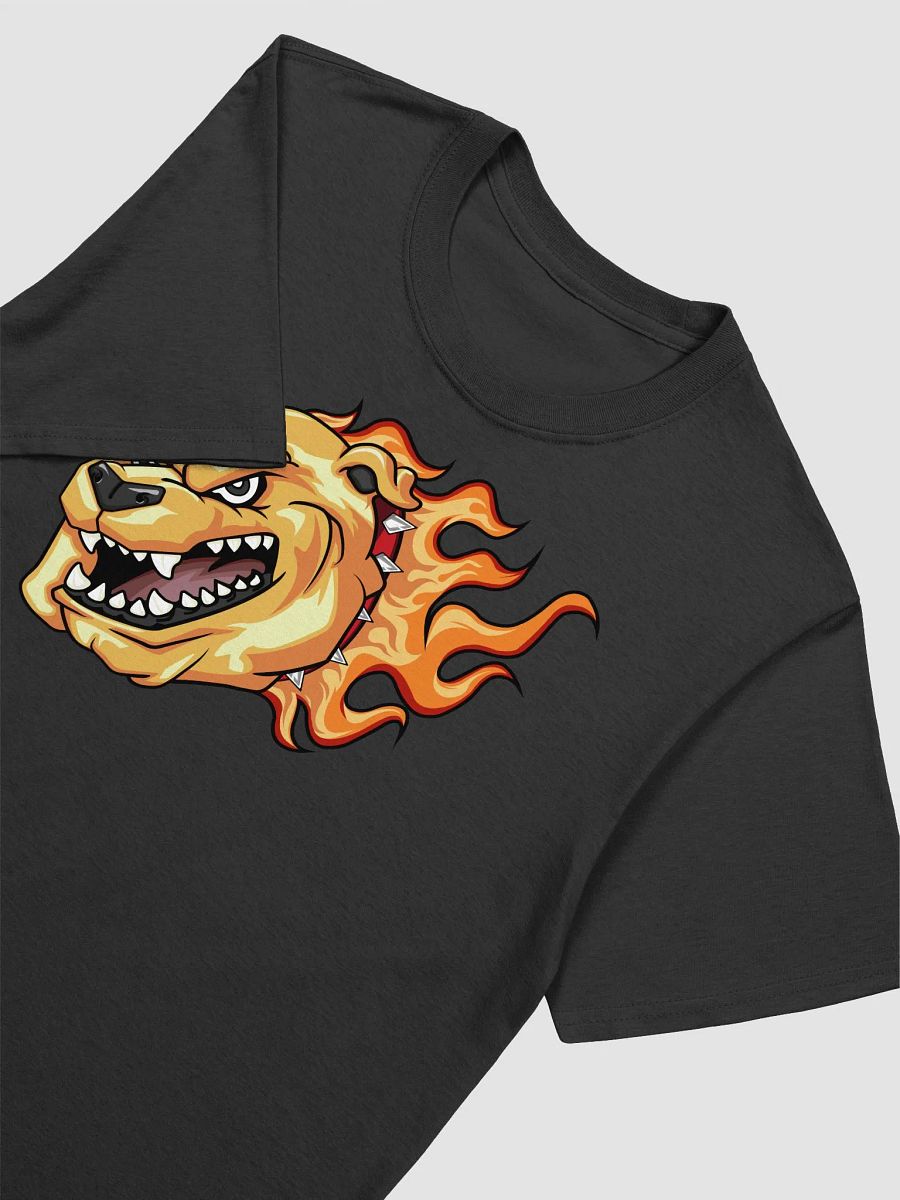 Angry Flaming Bulldog Unisex T-Shirt product image (3)