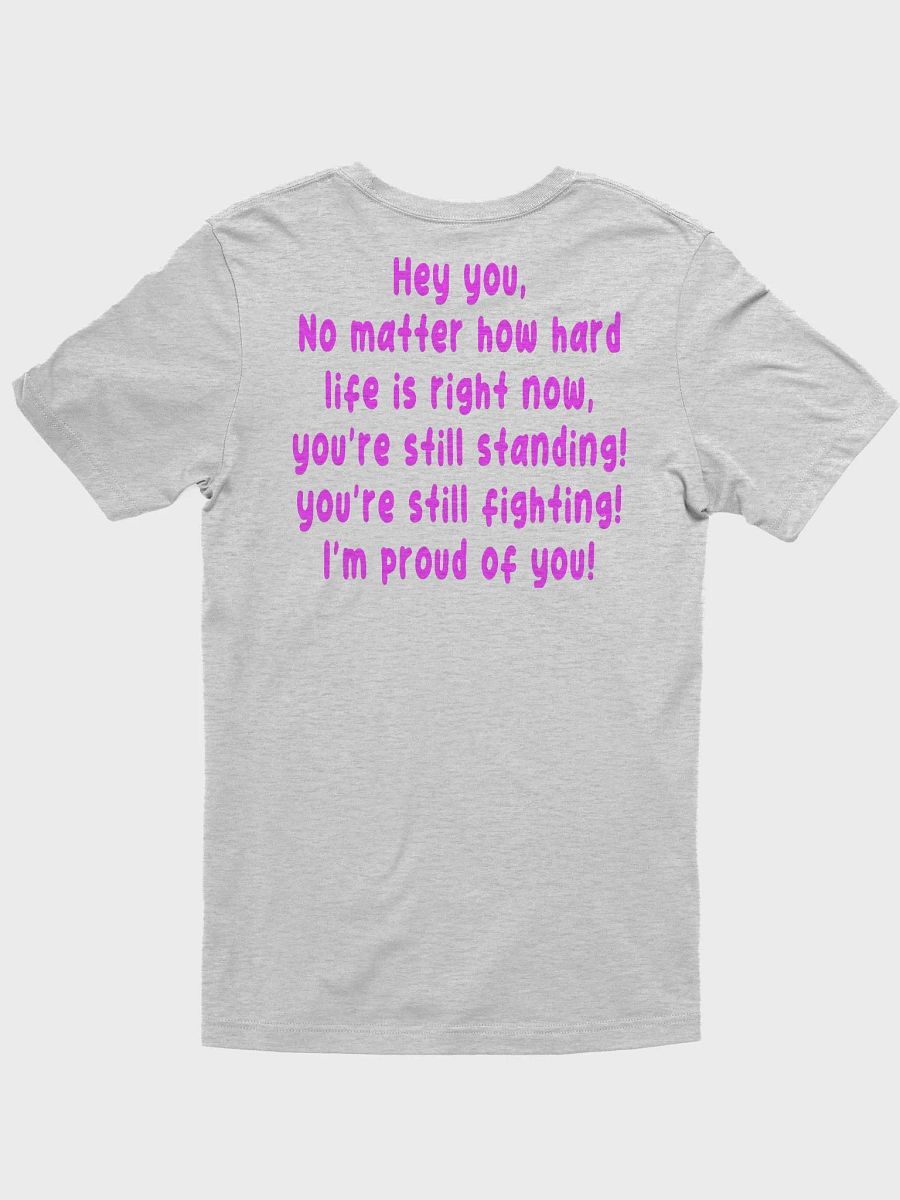 hey you female t-shirt athletic heather product image (2)