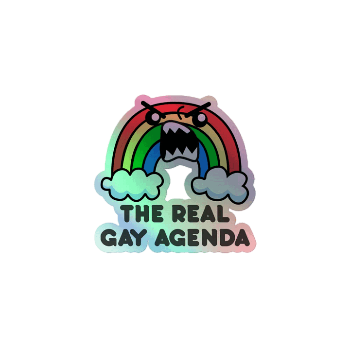 The Real Gay Agenda Sticker product image (1)