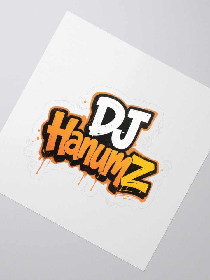 DJ HanumZ Name Sticker product image (2)